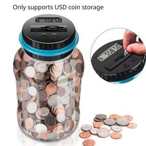 Big Piggy Bank, Digital Counting Coin Bank, Money Saving